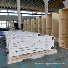 Hb30g White Color Hydraulic Hammer for Doosan300 30ton Excavator